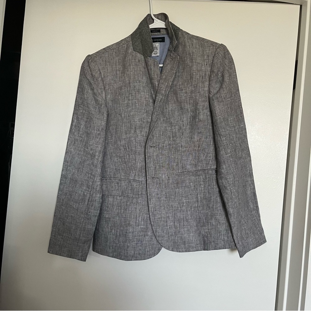 J. Crew Crewcuts Grey blazer SZ 14 KIDS